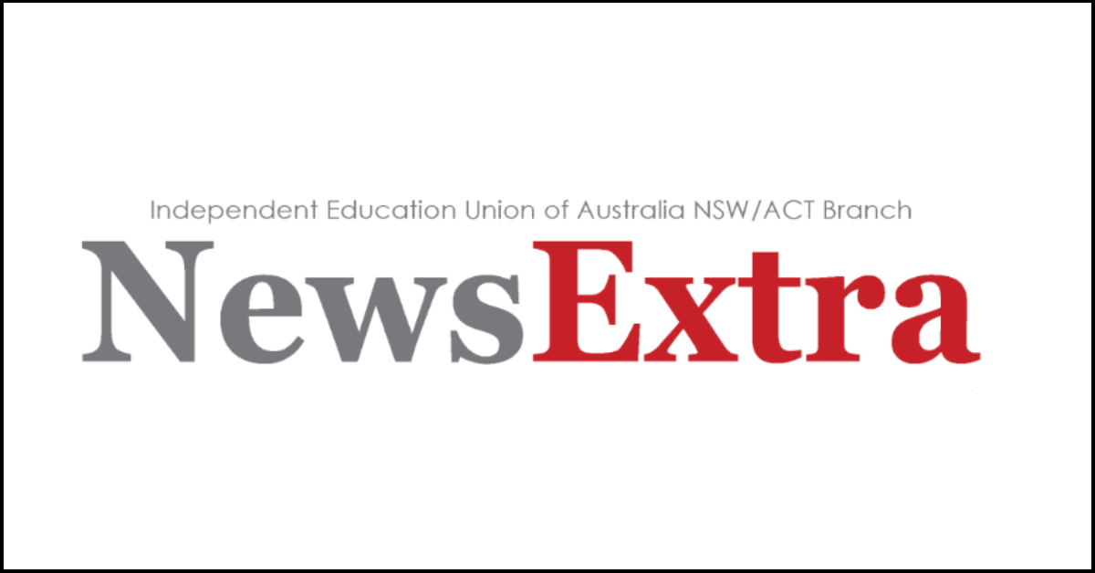 News Extra: AIS NSW Support Staff rates too low in Independent Schools