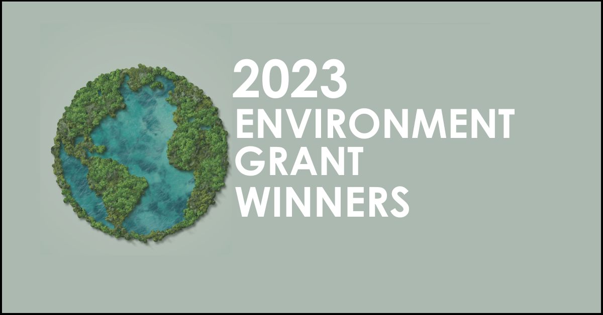 Past Environment Grant winners