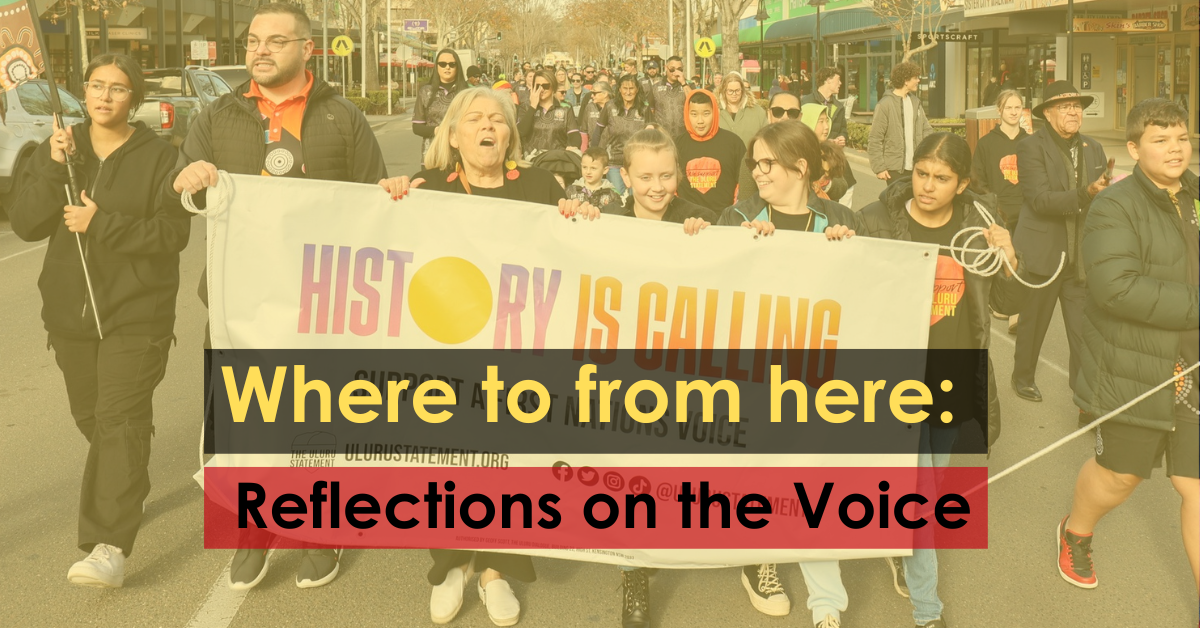Where to from here: Reflections on the Voice with Aunty Mary Atkinson