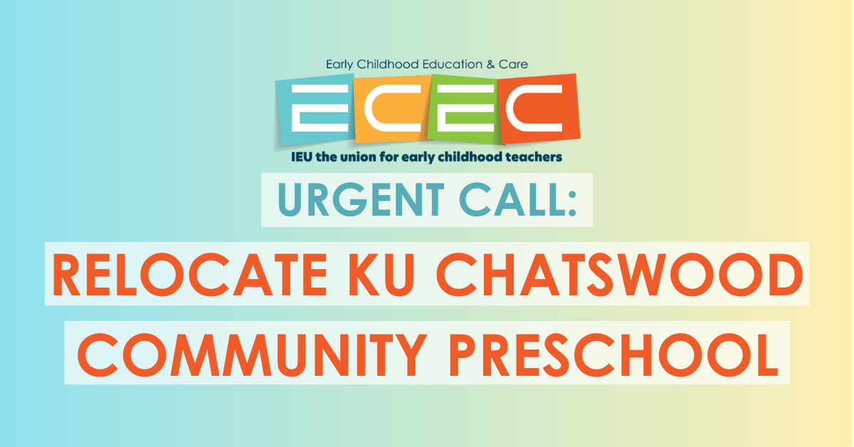 Urgent call: Relocate KU Chatswood Community Preschool