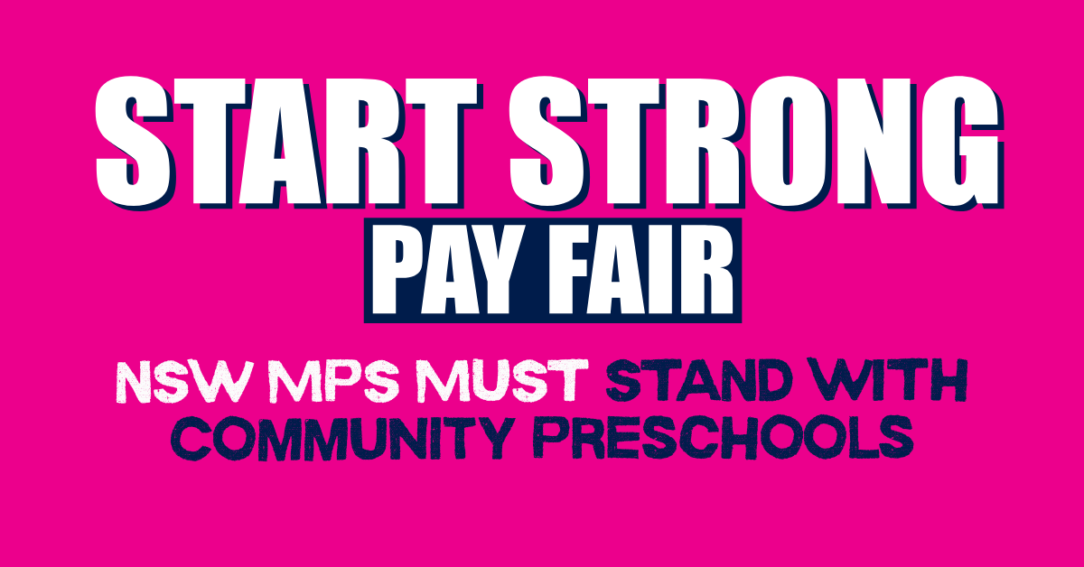 Urgent update: Call for NSW MPs to stand with community preschools
