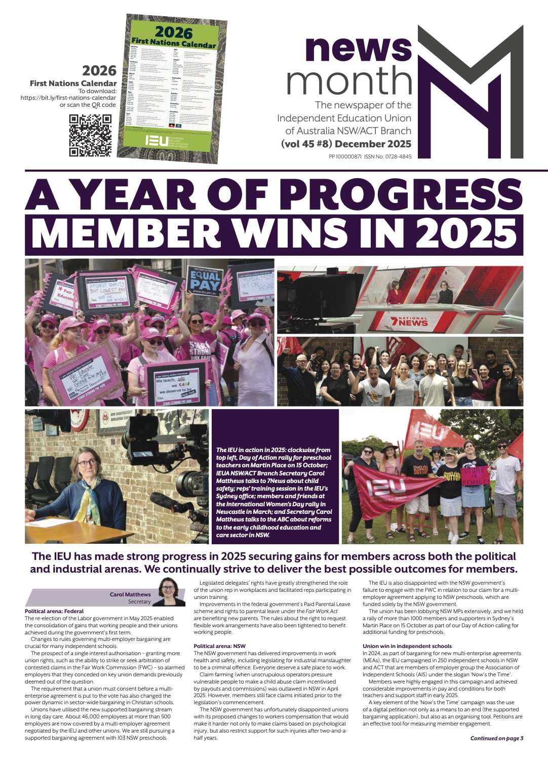 Newsmonth #8 December 2025